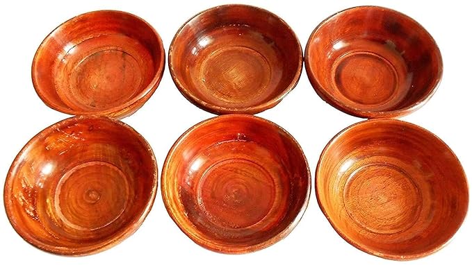 Eversky01 Handicraft Wooden Bowls Serving Bowl for Kitchen Use Salad Salate Dinner Dinnerware Dry Fruit